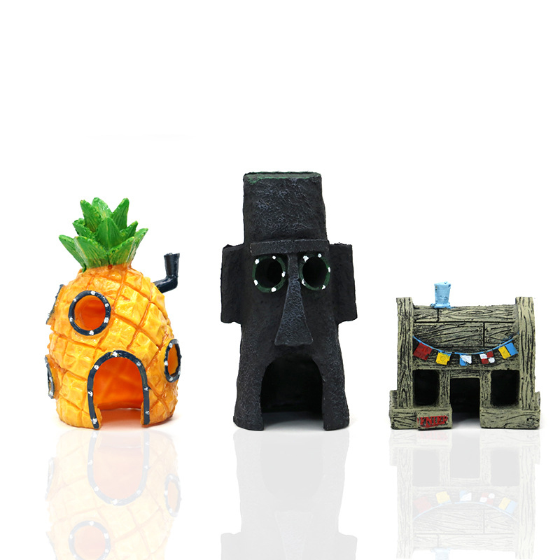 Fish tank Aquarium Decoration  - Aquarium Fish Cartoon ulasan dan harga