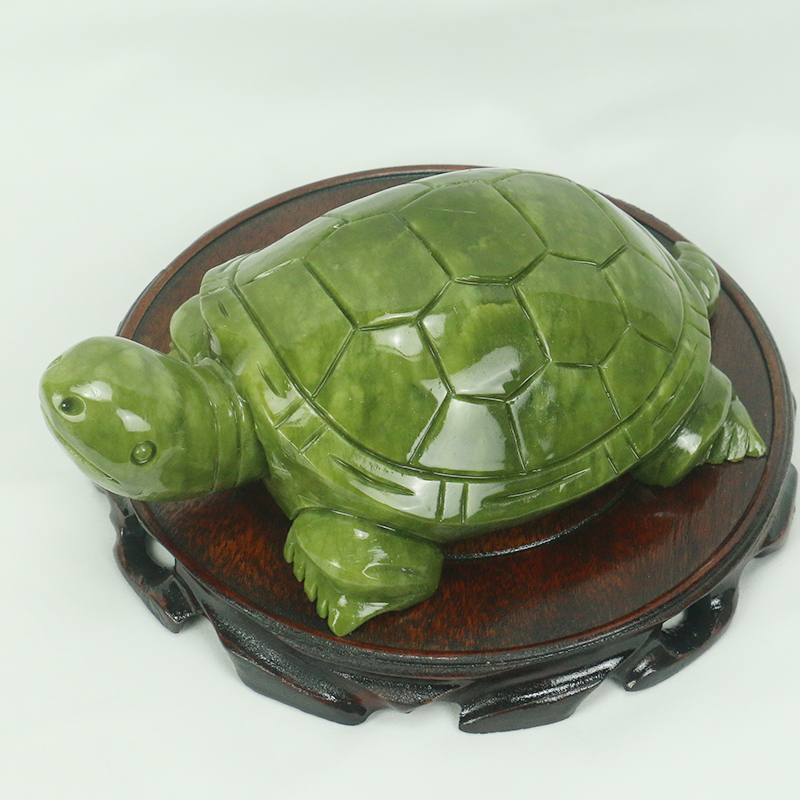 Natural Jade/turtle Sculpture/ - Aquarium Fish Cartoon ulasan dan harga