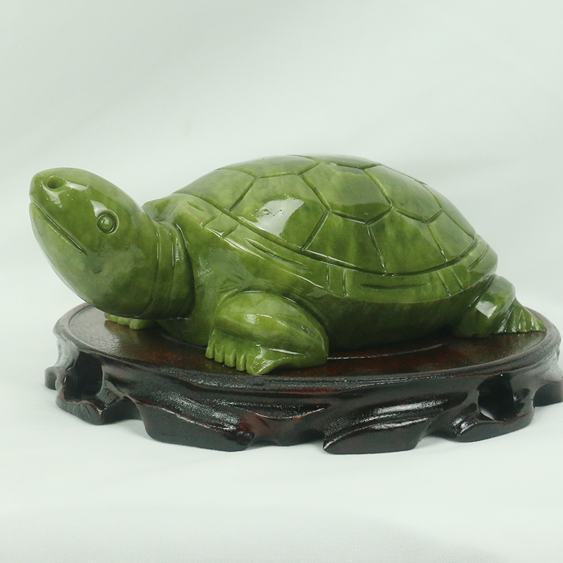 Natural Jade/turtle Sculpture/ - Aquarium Fish Cartoon ulasan dan harga