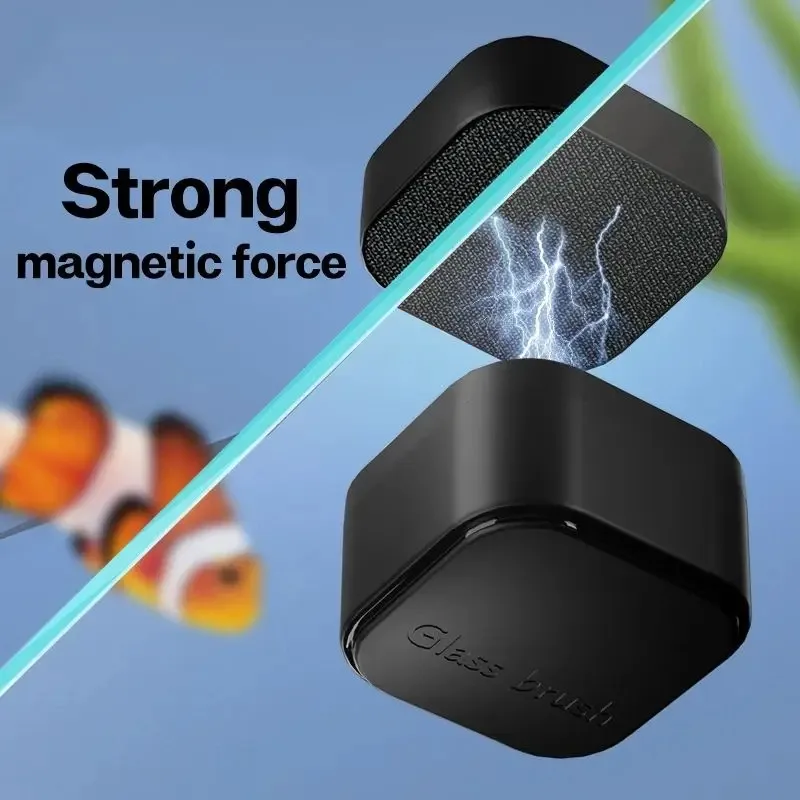 Mini Square Magnetic Brush Aqu - Aquarium Fish Trap ulasan dan harga