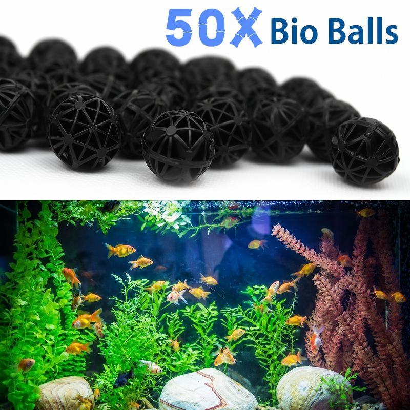 50Pcs 16mm Aquarium Bio Filter - Aquarium Fish Photography ulasan dan harga