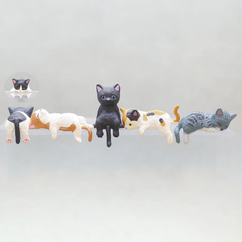 1Pc Cute Cartoon Cat PVC Home  - Aquarium Fish Cartoon ulasan dan harga