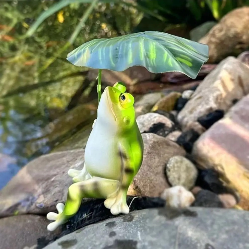Cartoon Resin Frog Figurine Cr - Aquarium Fish Cartoon ulasan dan harga