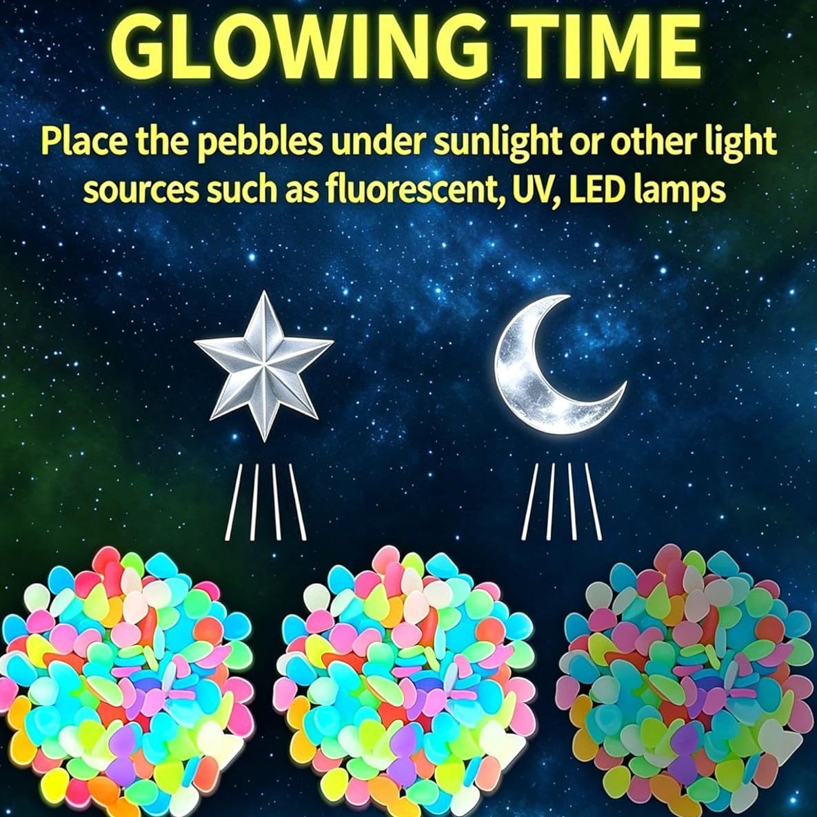 Colorful Glow In The Dark Lumi - Aquarium Fish Cartoon ulasan dan harga