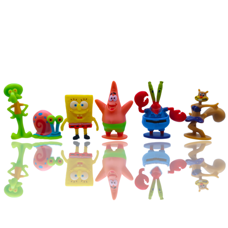 6pcs SpongeBob Fish Tank Decor - Aquarium Fish Cartoon ulasan dan harga