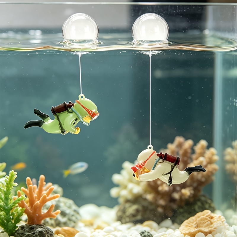 Fish Tank Decoration Resin Lan - Aquarium Fish Cartoon ulasan dan harga