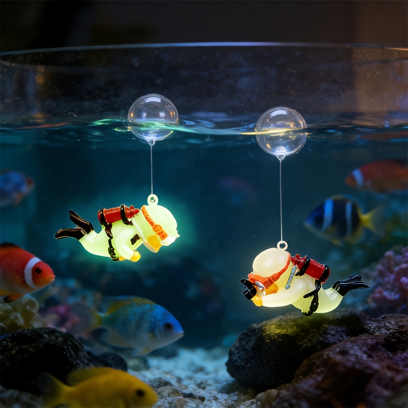 Fish Tank Decoration Resin Lan - Aquarium Fish Cartoon ulasan dan harga
