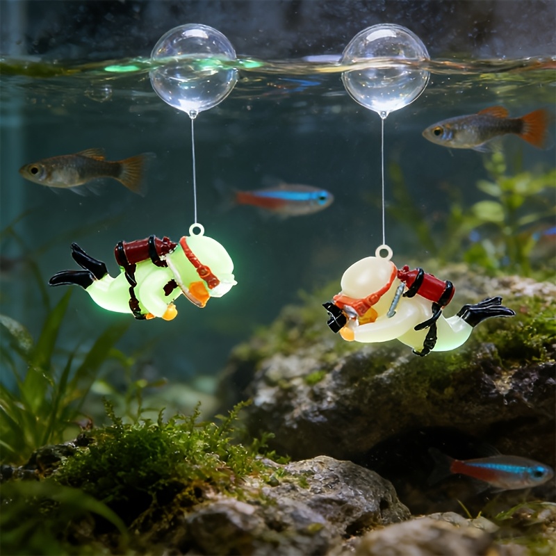 Fish Tank Decoration Resin Lan - Aquarium Fish Cartoon ulasan dan harga