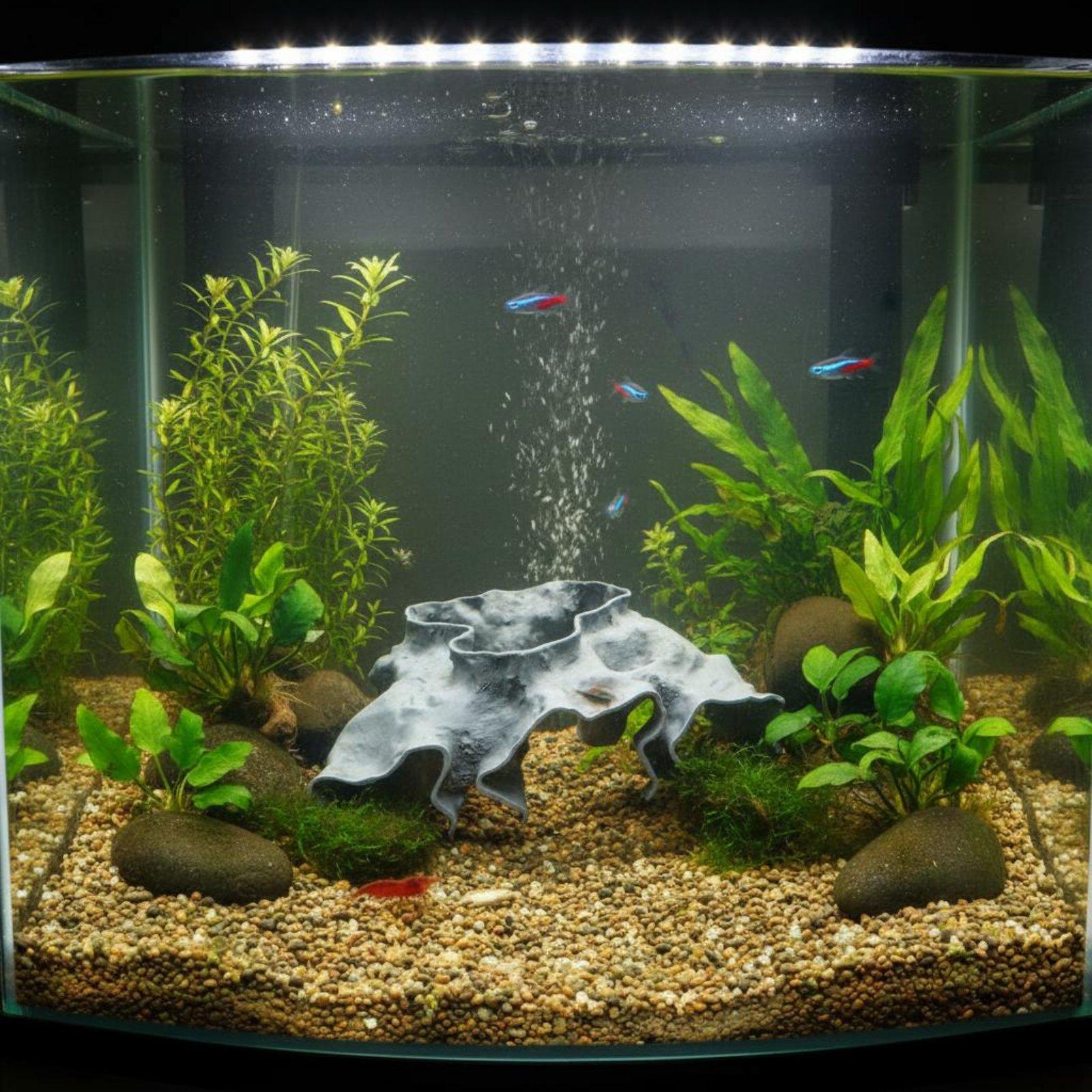 Aquarium Cave Decoration Obser - Aquarium Fish Cave ulasan dan harga