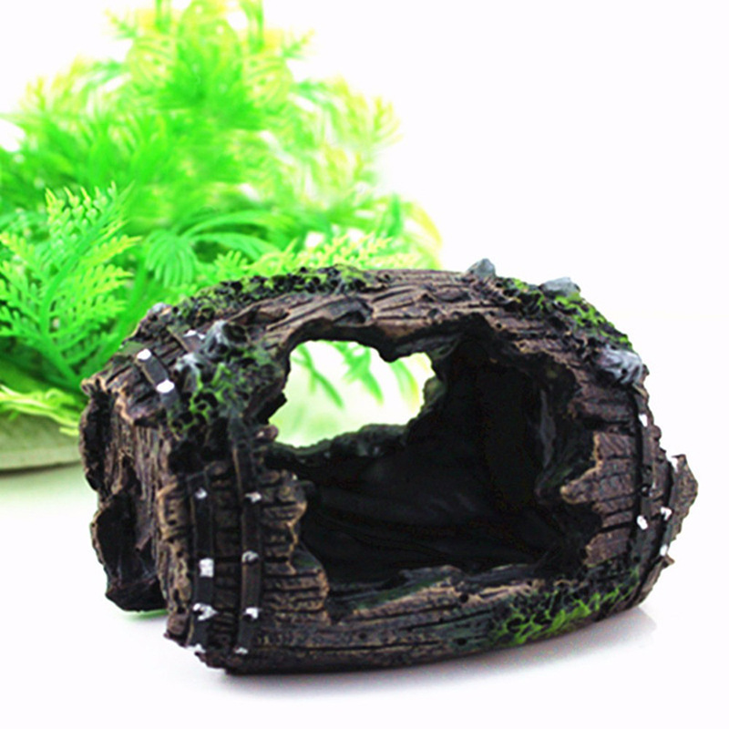 Aquarium Artificial Barrel Cav - Aquarium Fish Cartoon ulasan dan harga